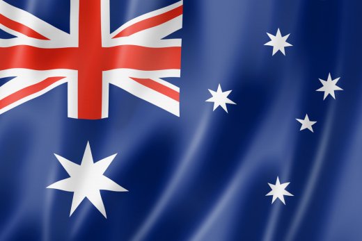 The flag of Australia